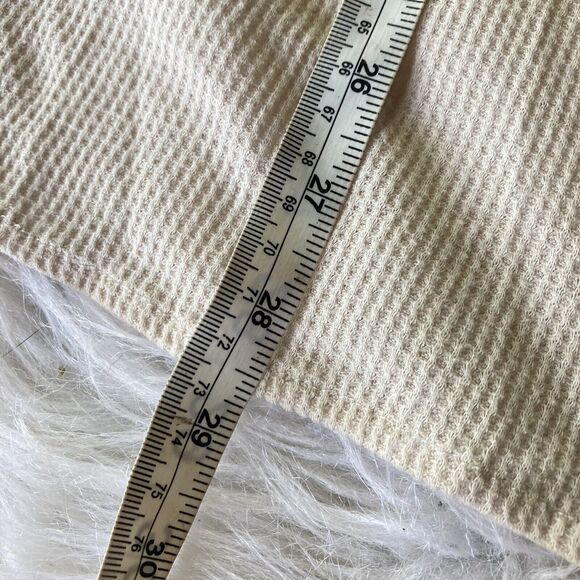 About A Girl Top Sz L Plaid Long Sleeve Button-Down Shirt Rayon Flannel Casual - Picture 8 of 9